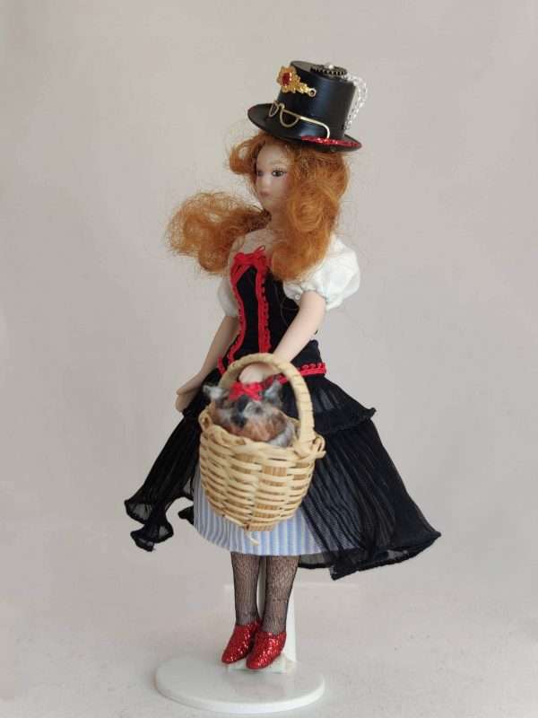 Muñeca vestida estilo steampunk, escala 1:12. Miniatura para casa de muñecas. - Imagen 7