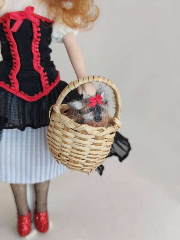 Muñeca vestida estilo steampunk, escala 1:12. Miniatura para casa de muñecas. - Imagen 8
